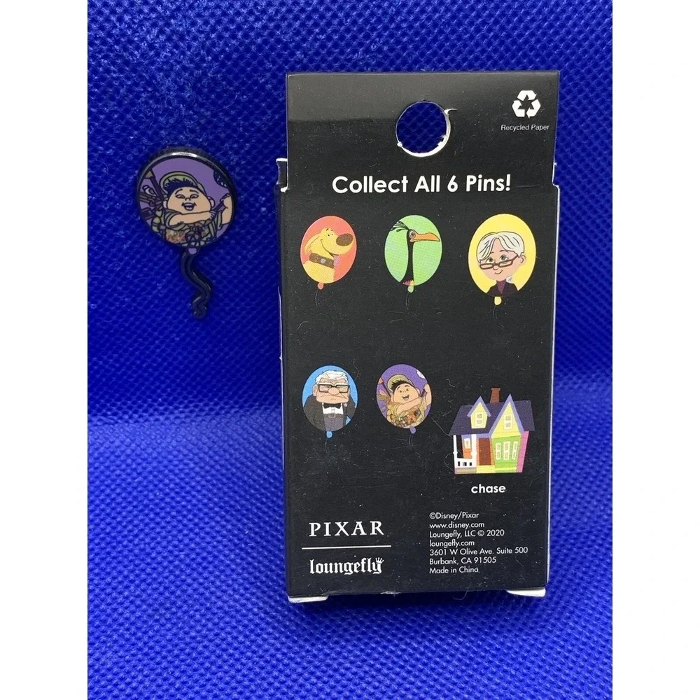 Loungefly Disney Pixar Mystery Pin Up Balloons Set- Russell- New Open Box